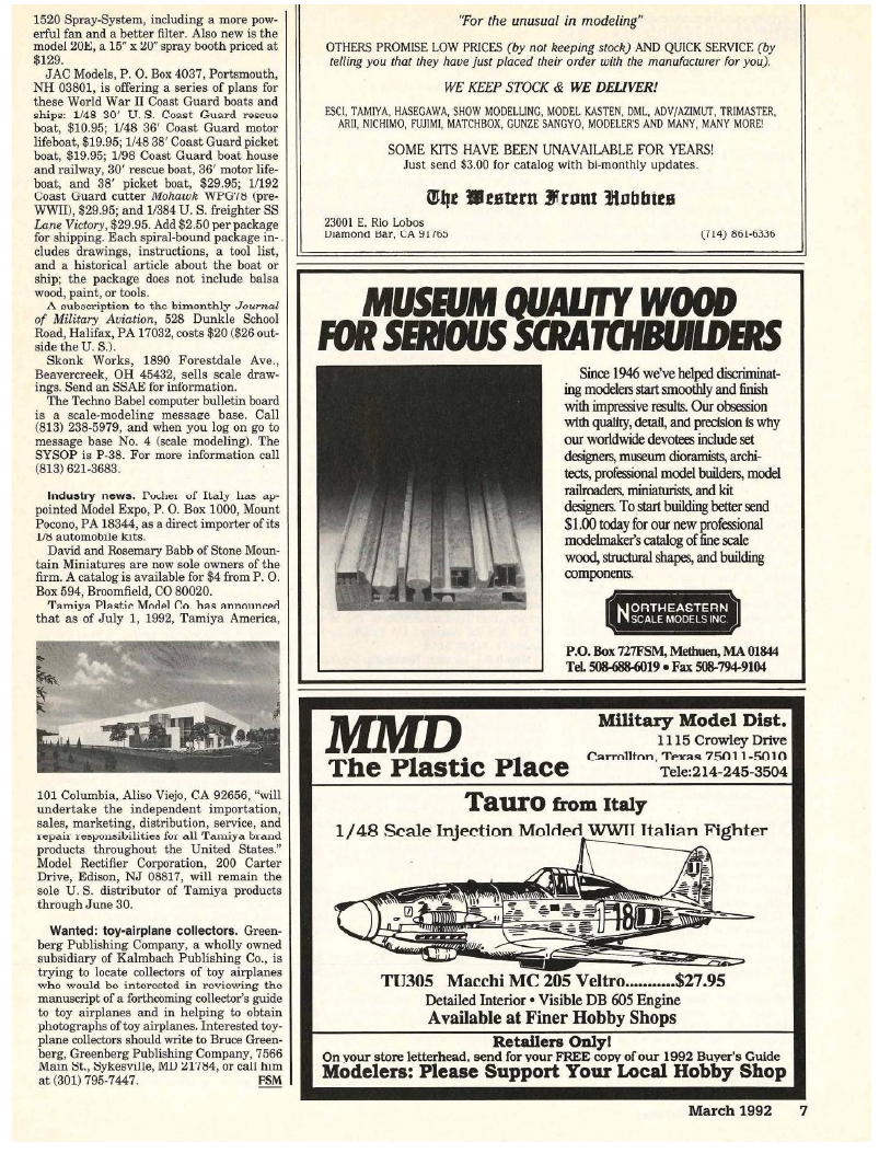 FineScale Modeler 1992-03 (Vol10-03)